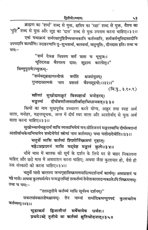 Manusmriti Chapter ( Ist,IInd & VIInth)